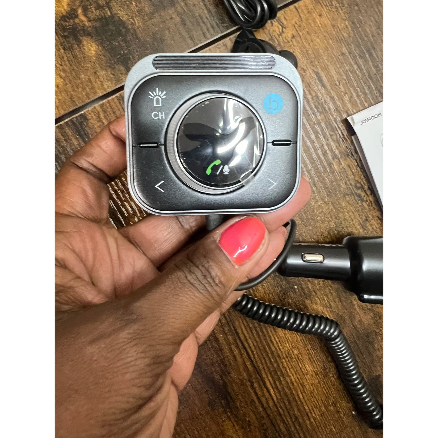 JOYROOM 66W Bluetooth 5.4 Car Adapter Aux With 3 Charging Ports?PD 30W & 2 * 18W??Air Vent Installation For Safe? Deep HiFi Bass Player Wireless Radio FM Transmitter For Car With Colorful LED Light.