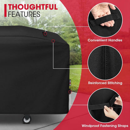 Unicook 75 Inch Griddle Cover for Blackstone 36 Inch ProSeries Griddle-Black
