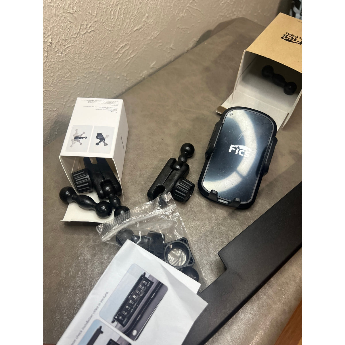 FICS Car Phone Holder for Genesis GV70, G80 – Custom-Fit Mount for Seamless