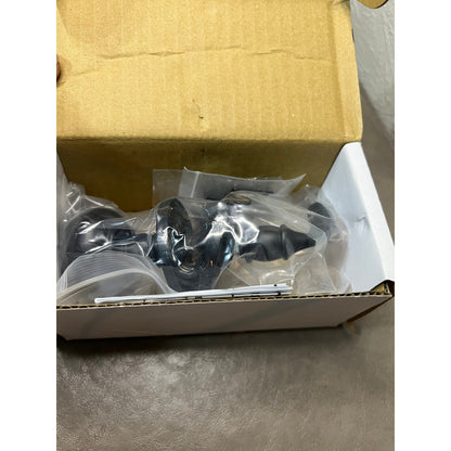 QCAA Solid Brass Storm Door Latch, Oil Rubbed Bronze US10B-1 Pack Black