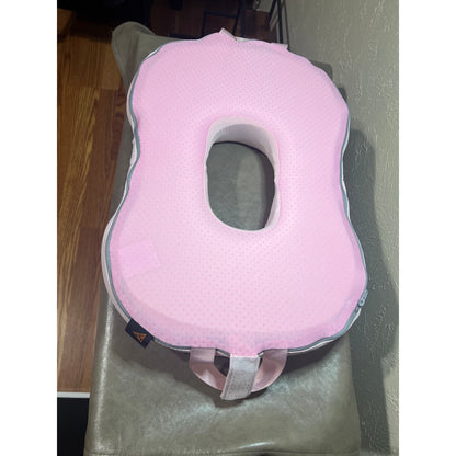 Sino Salected Portable Donut Pillow, Doughnut Pillow For Tailbone Pain, Non-Slip Removable Cover, Hemorrhoid Cushion For Postpartum ? Sciatica, Memory Foam Seat Cushion, Pink.