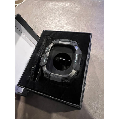 ULTIMAL Rugged Case With Band For Apple Watch 49mm,Compatible With Black, 49mm