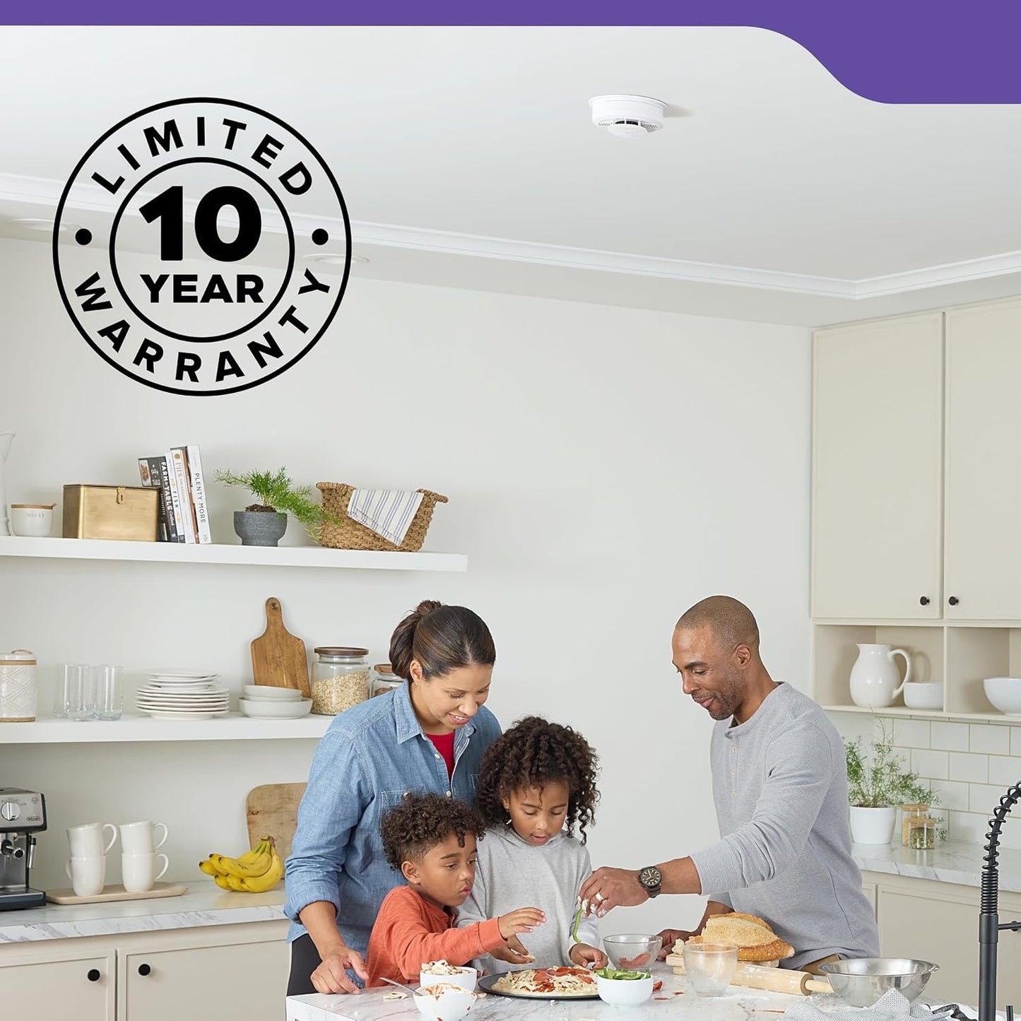 Kidde And Carbon Monoxide Detector, 10-Year Battery Powered, With Voice-1 Pack