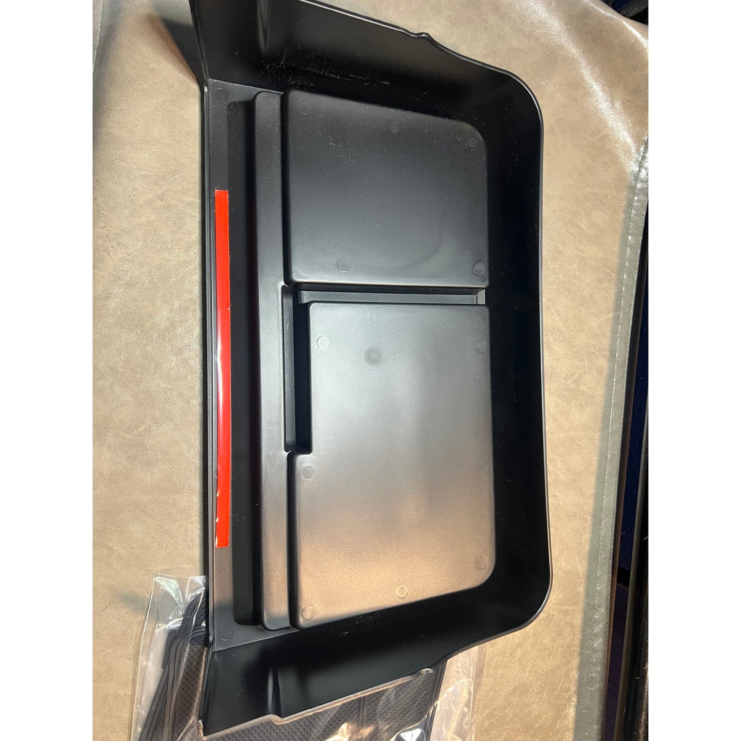 TOPINSTALL 2025 New Dash Tray Phone Holder Compatible With 2025 Toyota Sienna 12.3" Screen, Dashboard Hidden Storage Organizer Behind Screen Tissue Sunglasses Holder(Not For LE Trim With 8" Screen).