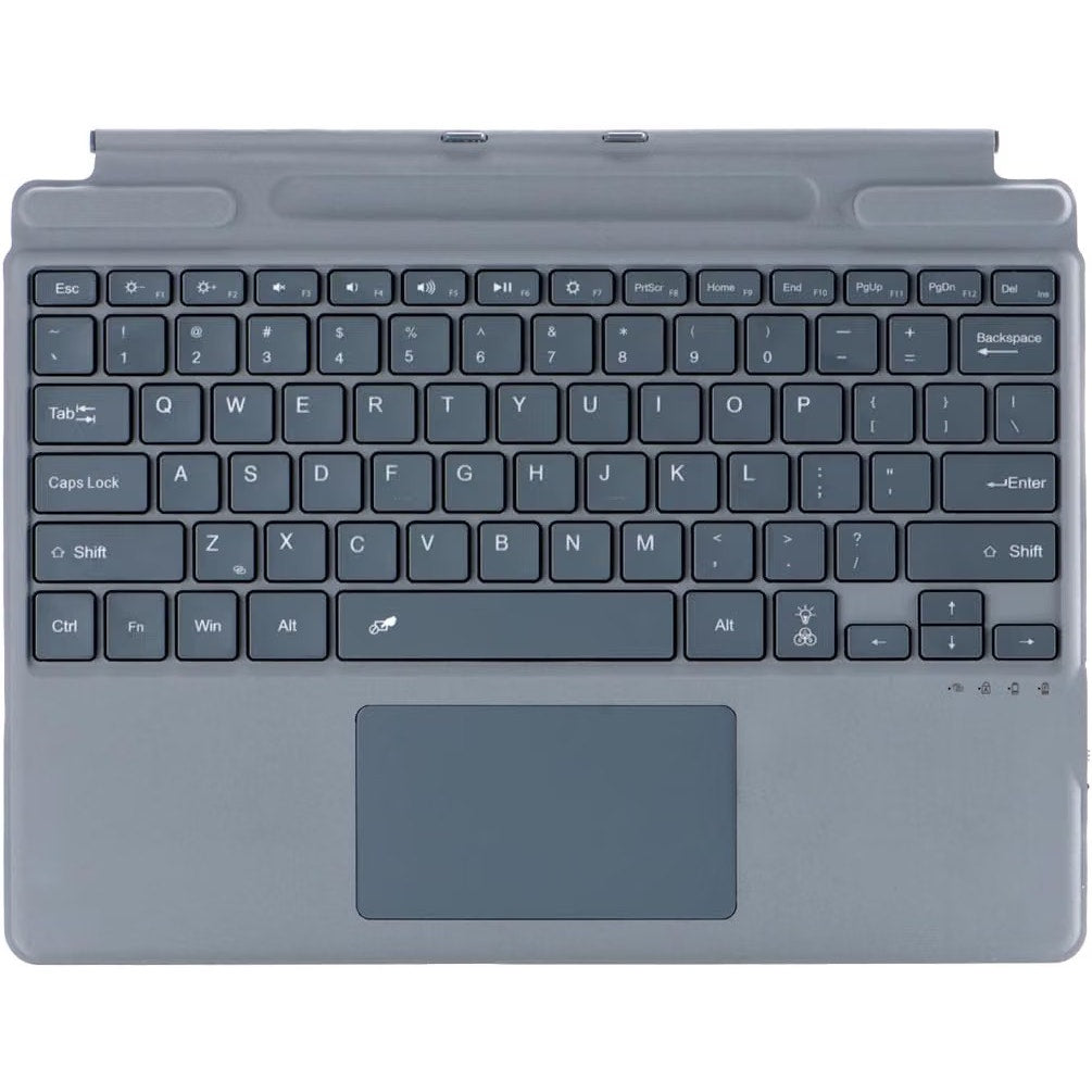 Keyboard for Microsoft Surface Pro Copilot+ (11th Edition) / Pro 11 / Pro 10/9 / 8 / X, 13 inch, Detachable Type Cover with Touchpad, Without Backlit & Pen Holder (Fossil)