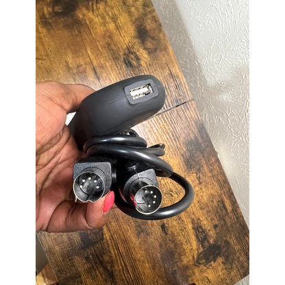 Dusledel HSW304 Hand Controller 4 Button Dual 5 Pin Compatible With Ashley 1090012 Recliner, Replace HSW208JC HC110-2M-1U02 Lift Chair Power Recliner Hand Control W/USB Charging And Backlight.