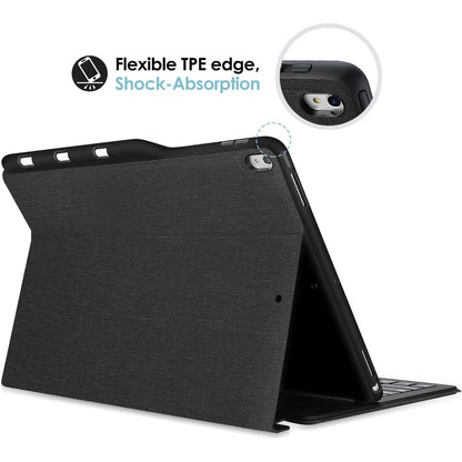 ProCase Keyboard Case For IPad Pro 12.9" 2017/2015 Old Model With Built-I –Black