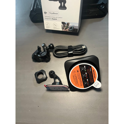 ESR For 15W MagSafe Car Mount Charger With CryoBoost, Phone Cooling MagSafe Car Charger, Air Vent/Dashboard Wireless Charging For IPhone 17/16/15/14/13/12, S25 Series, Pixel 10, Fast Charger