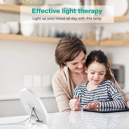 Light Therapy Lamp, UV-Free 10000 Lux Therapy Light Daylight Lamp Touch Control