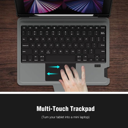 Nillkin IPad Air 13 Inch Case Keyboard (M3,2025/M2,2024), Slide Camera Cover