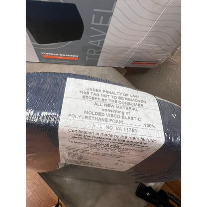 Tempur-Pedic Lumbar Cushion, Travel Size - BLUE