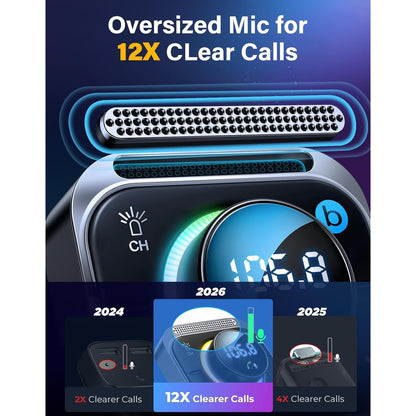 JOYROOM 66W Bluetooth 5.4 Car Adapter Aux With 3 Charging Ports?PD 30W & 2 * 18W??Air Vent Installation For Safe? Deep HiFi Bass Player Wireless Radio FM Transmitter For Car With Colorful LED Light.