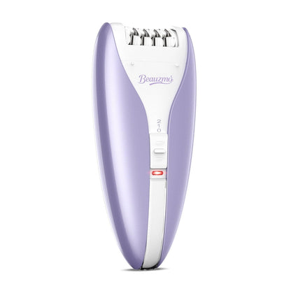 Silent Epilator for Women, 2-Speed Facial & Body Hair Remover, Smooth (Purple)