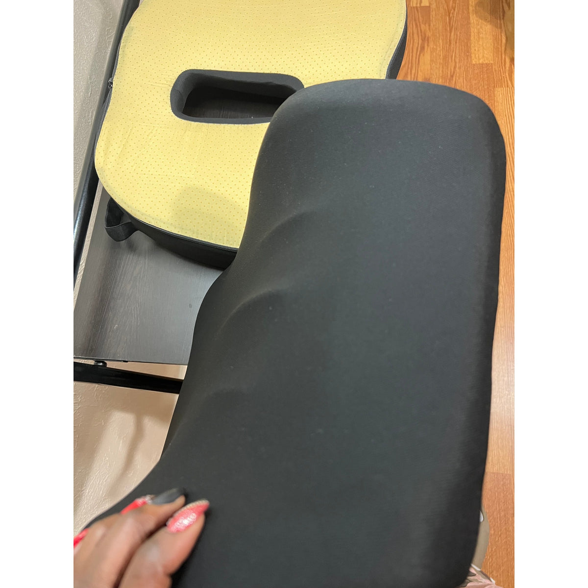 HOMBYS Memory Foam Truck Seat Cushion,Truck Seat Cushions for Truck DriversBlack