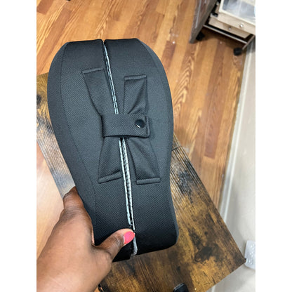 A-Pce Foldable Travel Seat Cushion-With Built-In Handles?Memory Foam Cushions For Relief Of Lower Back, Sciatic, Butt And Tailbone Pain-For Home & Office Use, Perfect For Travel Or Driving-Black