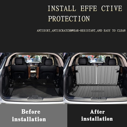 Actkill Cargo Mat & Backrest Mats Fit For 2011-2019 Ford Explorer(Only For Upper