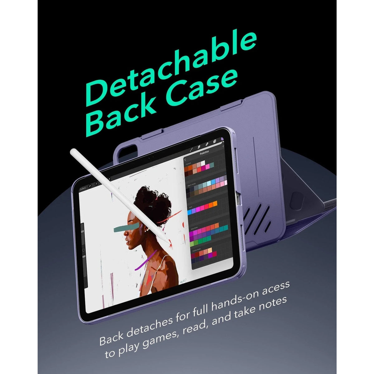 ESR For IPad A16 Case, IPad 11th/10th Generation Case (2025/2022) Purple
