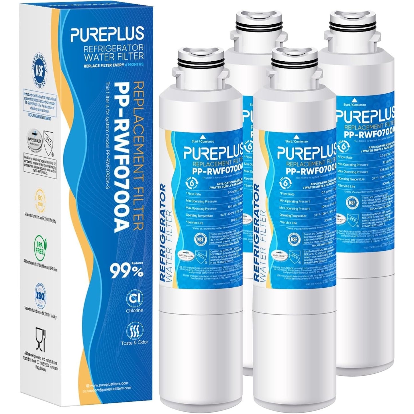 PUREPLUS DA29-00020B Replacement For Samsung DA29-00020A/B, DA29-00020B-4PACK