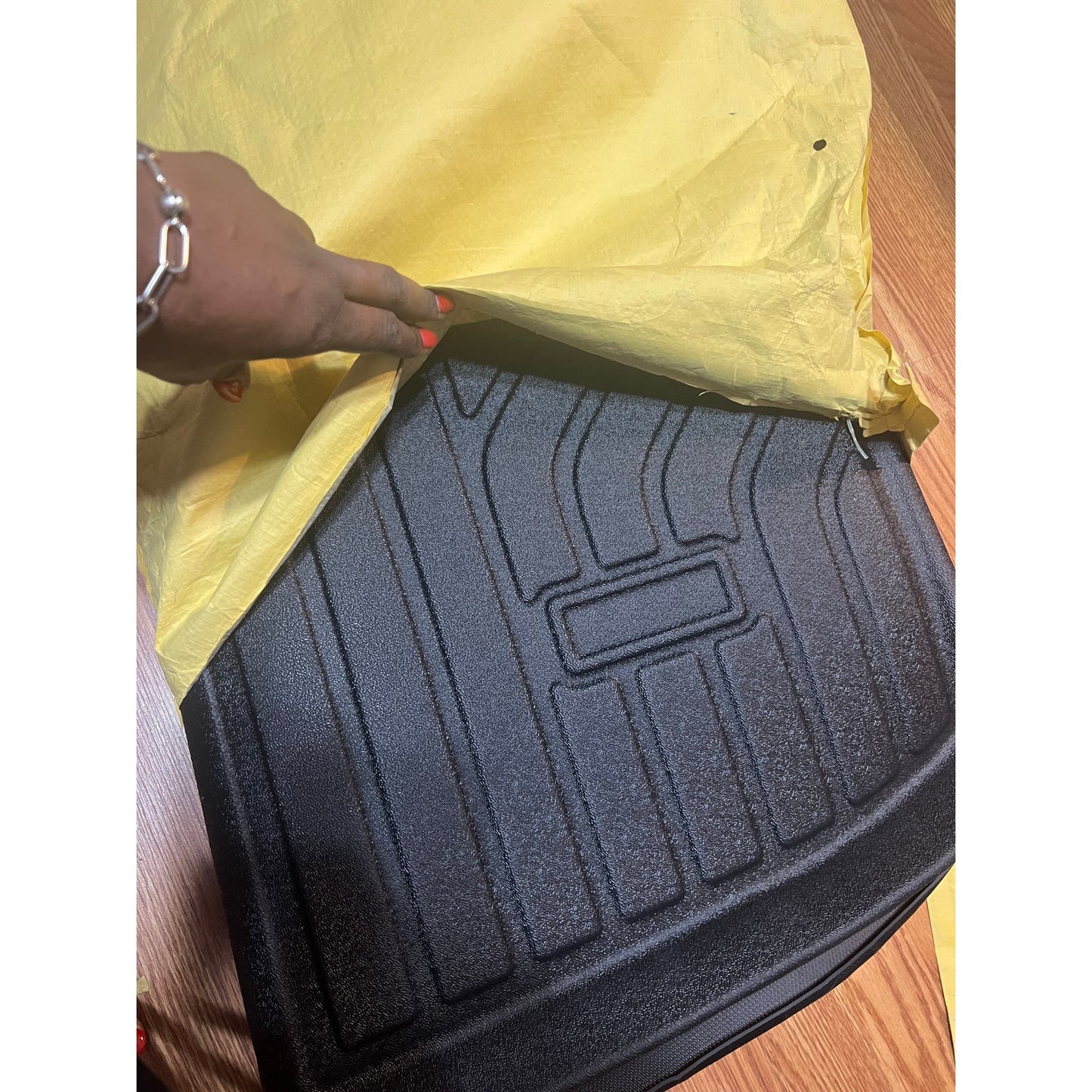 Cargo Liner For 2023 2024 2025 2026 Honda Accord (Include Hybrid) All Weather Protection TPE Rear Cargo Tray Trunk Mats For Honda Accord Interior Accessories, Odorless Anti-Slip, Black.