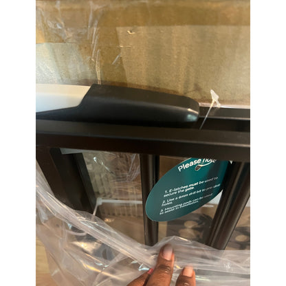 Babelio Baby Gate for Stairs, Kitchen & Doorways, No Bottom Bar| One-Handed