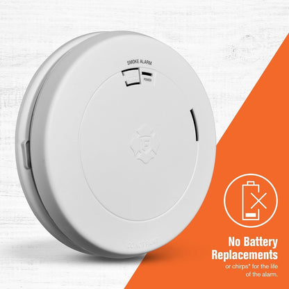 First Alert 10-Year Battery Smoke Alarm Slim Profile SM210