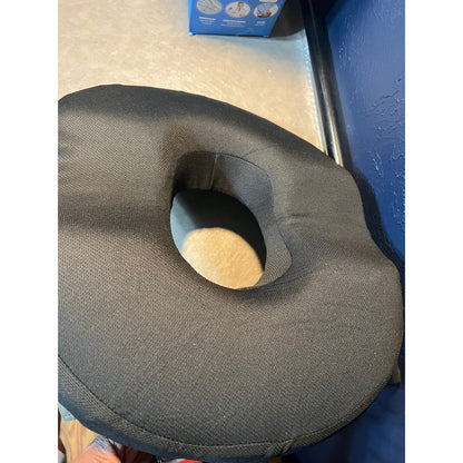 5 STARS UNITED Donut Pillow Hemorrhoid Tailbone Cushion–Large CushioN,Black Mesh