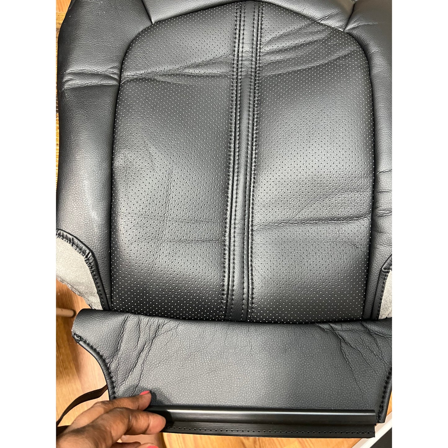 GXARTS Front Driver Side Bottom Cadillac CTS Replacement Perforated LeatherSeat