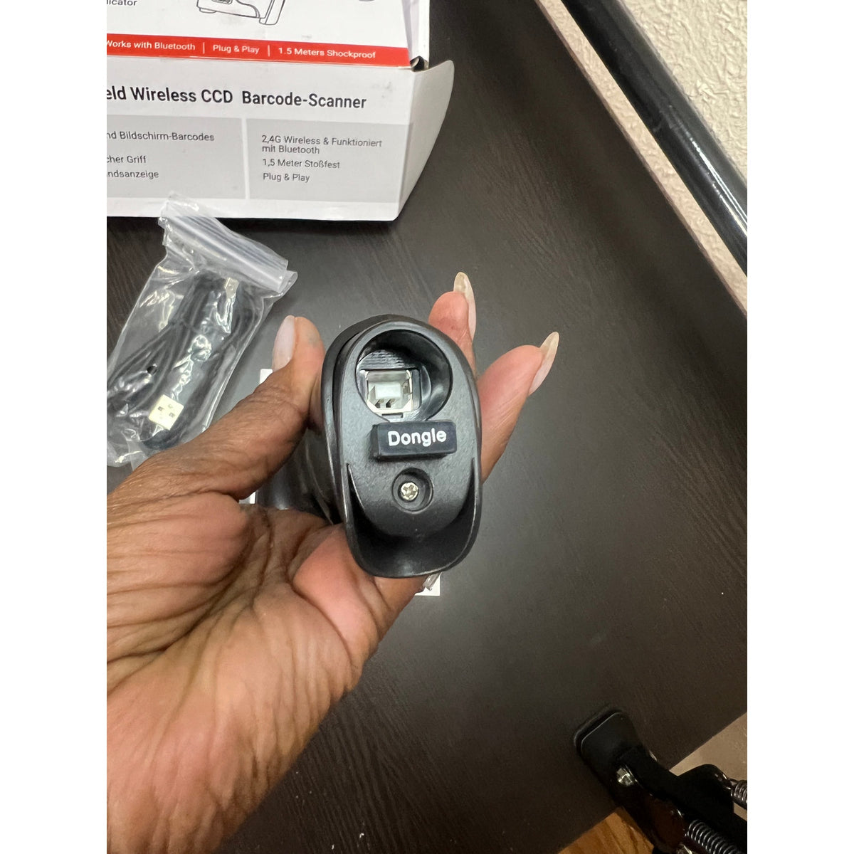 Tera Barcode Scanner 1D Wireless CCD: 2500 Pixel, Battery Indicator, T5100C