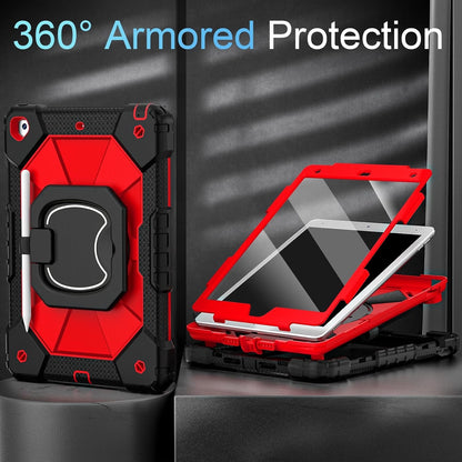 Scnioy Case For IPad 9th Generation IPad Case 9th 8th 7th Gen, Black Red