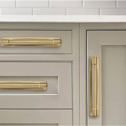 Khtumeware 5 Pack 5 Inch (128 Mm) Center To Center Champagne Bronze Cabinet Pull