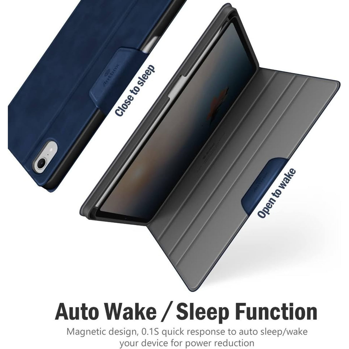 Antbox Case For IPad Mini 7 A17 Pro, IPad Mini 7th/6th Generation Case-Blue