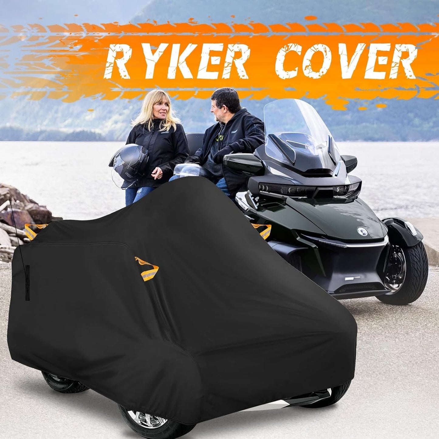 Tokept Premium Can-Am RT 2010-2019 Weather Water Resistant Cover (XXL) Black