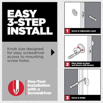 Kwikset Tylo Interior Passage Door Knob, Handle For Closet And Hallway Doors, Non-Locking Doorknob In Satin Nickel, With Microban Protection, 1 Count (Pack Of 1).