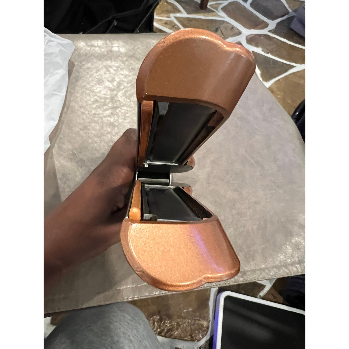 Ndoge Airflow Attachment Compatible With Dyson Airwrap, Hair Smooth Attac-Copper