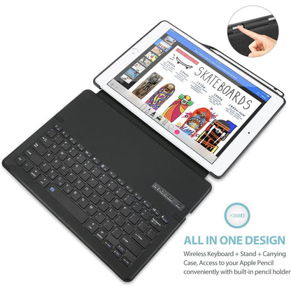 ProCase Keyboard Case For IPad Pro 12.9" 2017/2015 Old Model With Built-I –Black