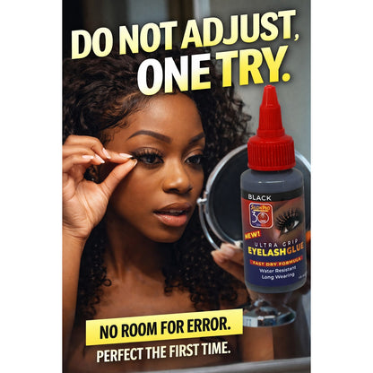 Salon Pro 30 Second Eyelash Glue 12 Bottles for Strip Lashes 1 Fl. oz ea (Black)