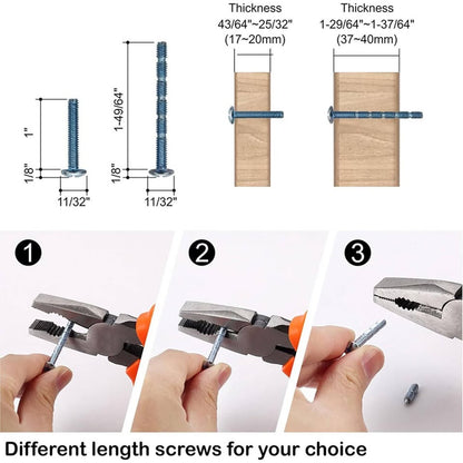 Amerdeco 10 Pack Brushed Satin Nickel Cabinet Pulls 3 Inch(76mm) Hole Centers