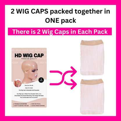 HD Wig Cap For Lace Front Wigs Invisible Sheer