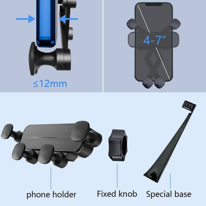 LUNQIN Car Phone Holder For BMW 5 Series 2024 2025 2026 BMW I5 530i 540i XDrive