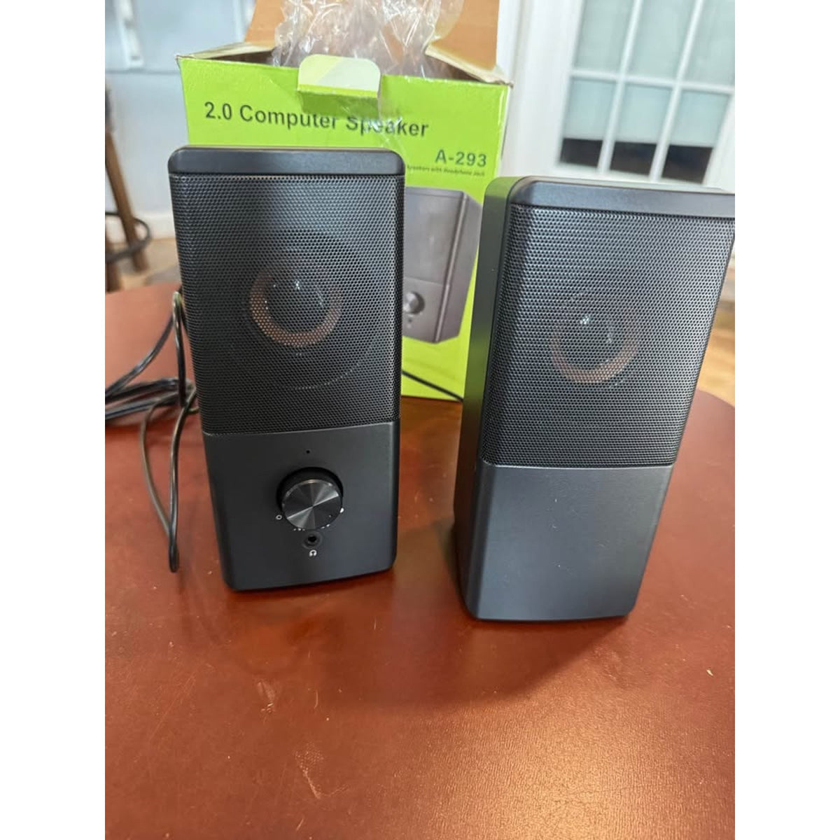 ROSON Computer Speaker, Compact Size Speaker With Headphone Jack, Enhanced