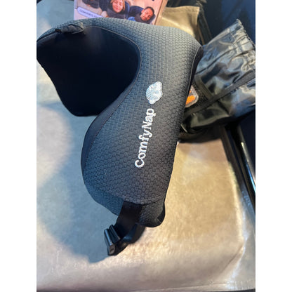ComfyNap® Versatile Travel Neck Pillow For Airplane [Patented], 9 Positions In 3 Techniques, Plane Pillow With Pure Memory Foam, Travel Pillow With HeadRest Flight Sleep, Travel Essential - Mercury.