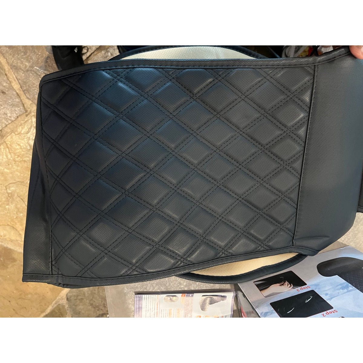 LUSRAIT Universal Seat Cushion, Comfortable Seat Cover With Full BackSupport 1pc