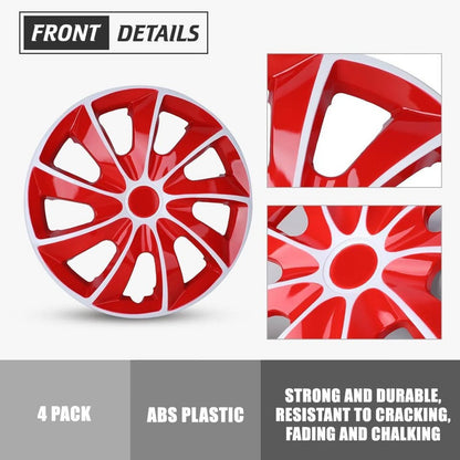 I1MOTOR Hubcaps 17'', Wheel Rim Cover Universal R17 Hub Caps, Snap On Car Pickup