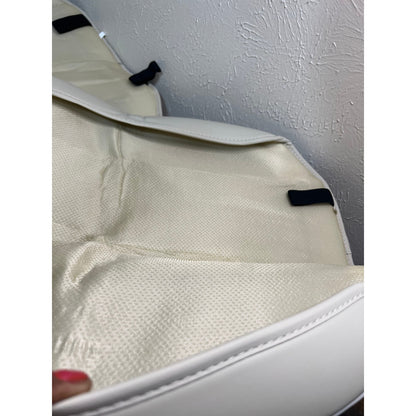 2 Pack Leather Front Car Seat Cover Bottom Only, Anti-Slip Padded Seat Cushion, Full Wrap Seat Protector With Storage Function Universal Fit For Most Cars, SUV, Pick-Up Trucks (-2 pc Light Beige)