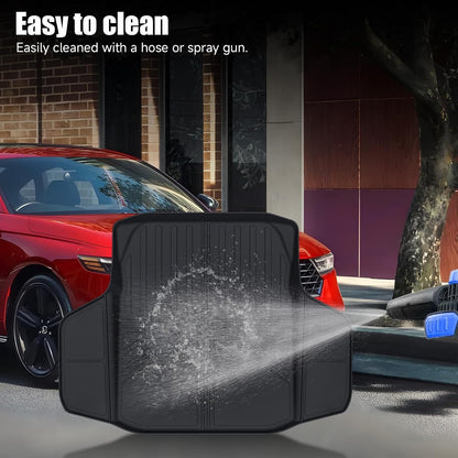 Cargo Liner For 2023 2024 2025 2026 Honda Accord (Include Hybrid) All Weather Protection TPE Rear Cargo Tray Trunk Mats For Honda Accord Interior Accessories, Odorless Anti-Slip, Black.