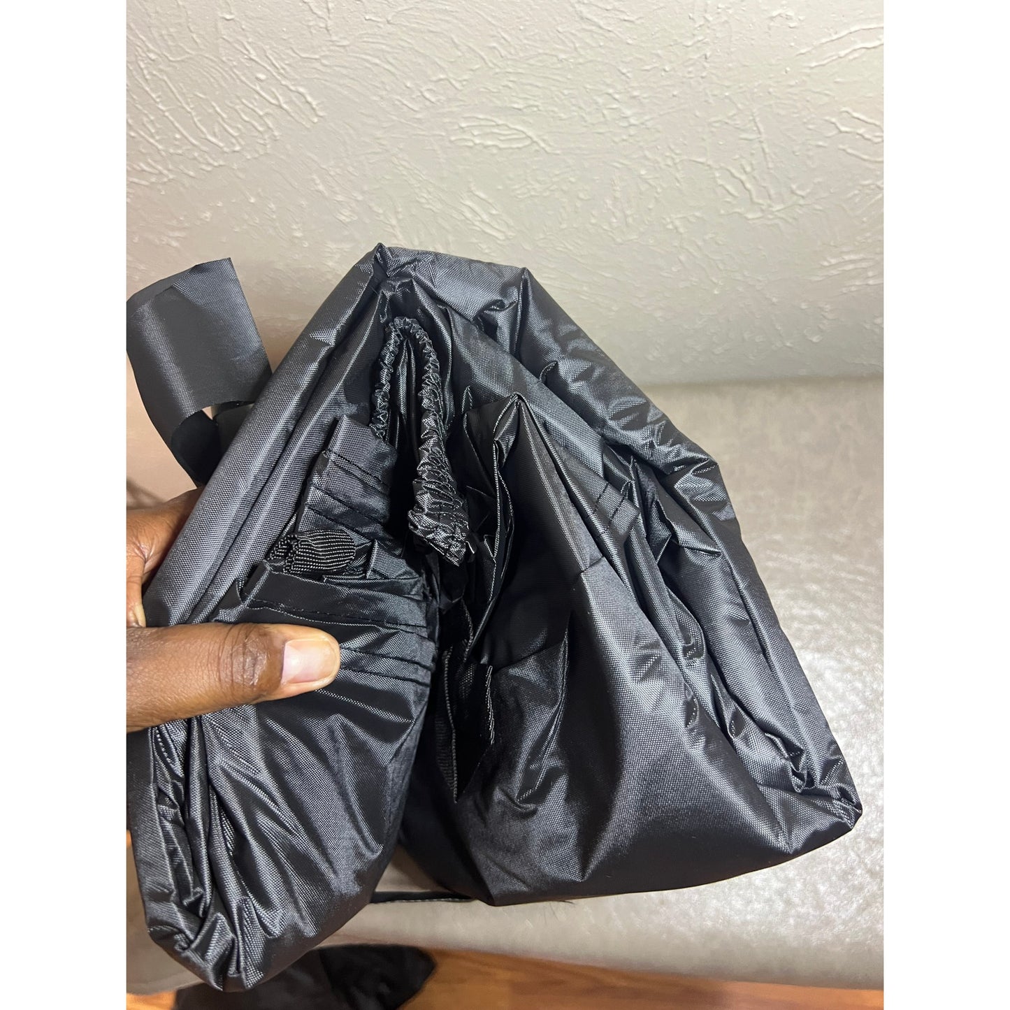 X AUTOHAUX Car Cover For MINI COOPER 2DR 2002-2021 210D-PU Outdoor FullCar-Black