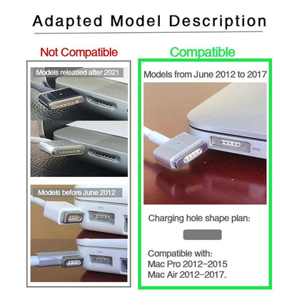 60W USB C To Magnetic2 Nylon Braided Cable,White 6.6ft Fast Charging Cable?Compa