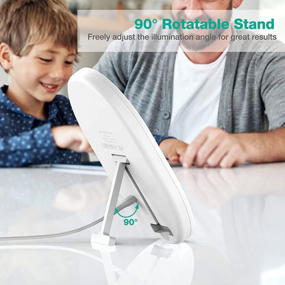 Light Therapy Lamp, UV-Free 10000 Lux Therapy Light Daylight Lamp Touch Control
