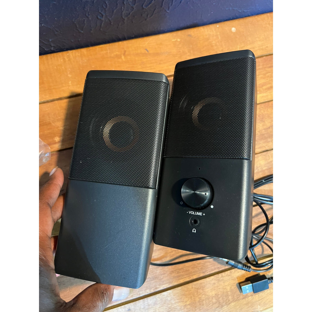 ROSON Computer Speaker, Compact Size Speaker With Headphone Jack, Enhanced