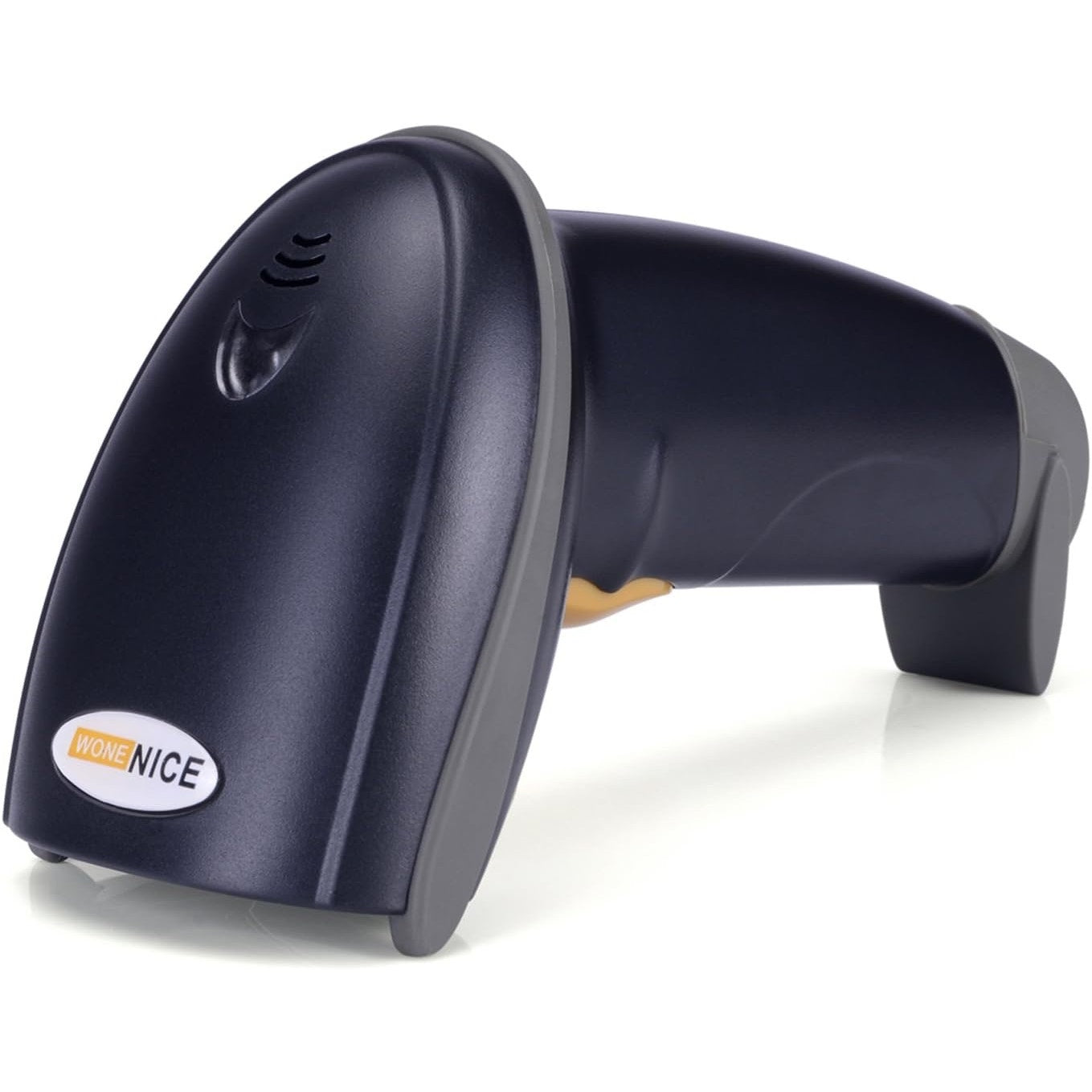 WoneNice USB Laser Barcode Scanner Wired Handheld Bar Code Scanner Reader Black